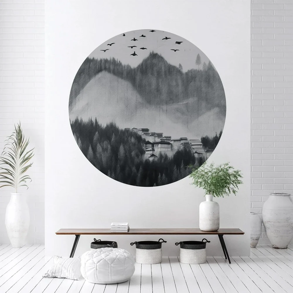 Wallpaper Wall Art Tenebis circle (2)