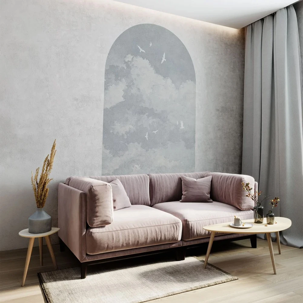 Papel pintado Wall Art White Birds arc (2)