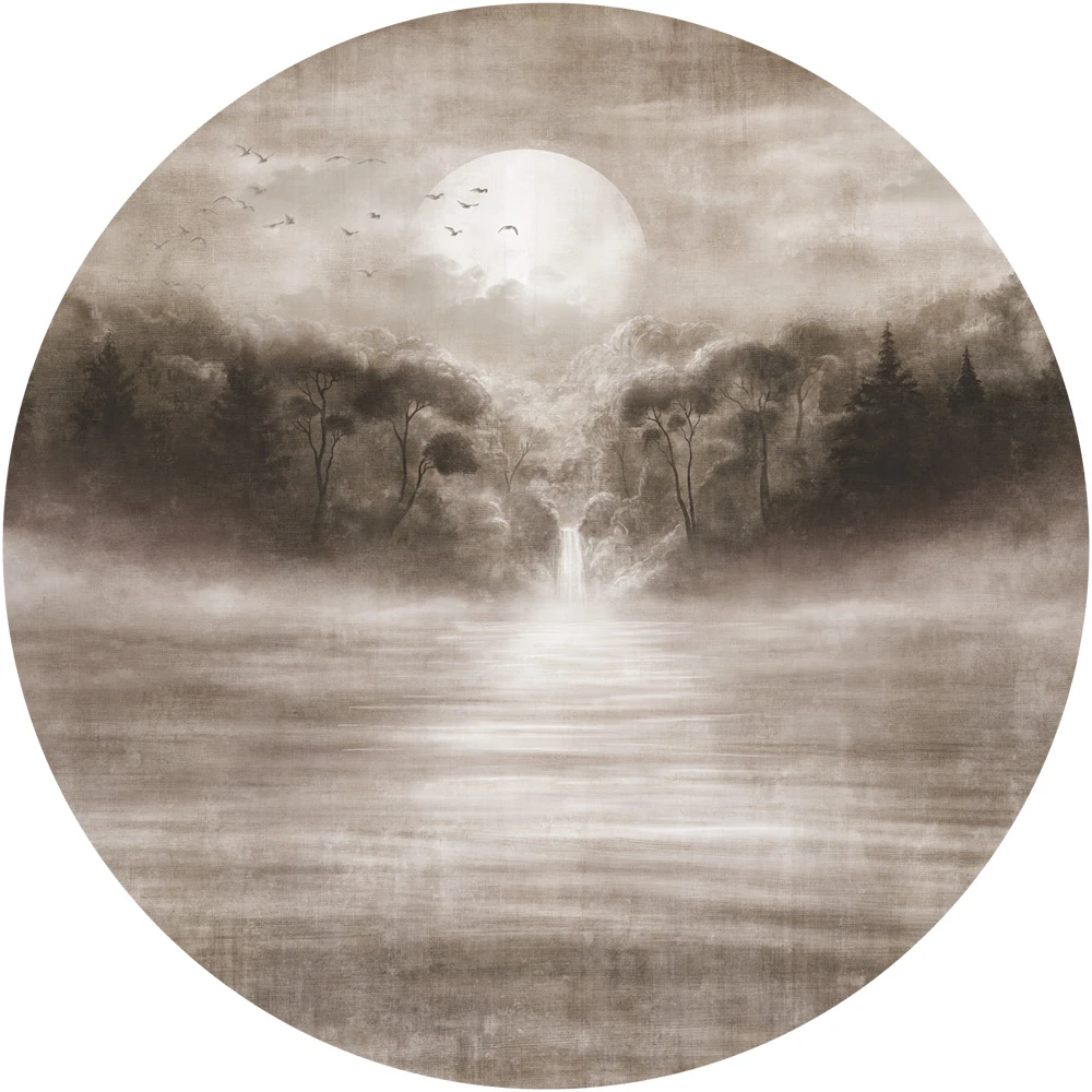 墙纸 Wall Art Tramonto circle