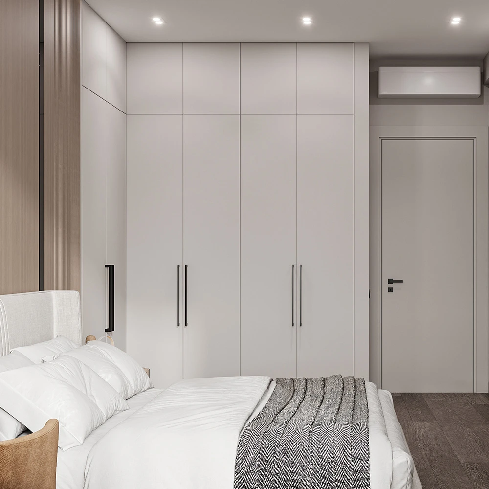Escena 3D de Interior de Dormitorio Moderno (2)
