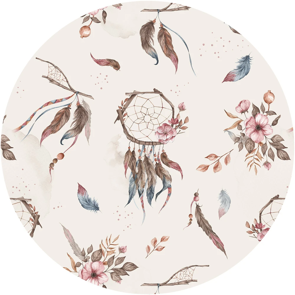 Wallpaper Wall Art Lulu circle | Buy or Download Texture for Free