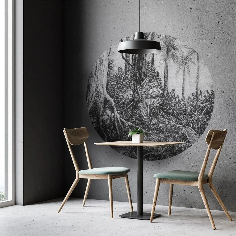 Papel pintado Wall Art Ness circle (2)