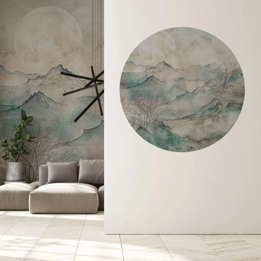 Wallpaper Wall Art Sapporo circle | Buy or Download Texture for Free