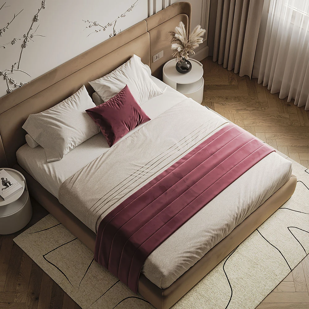 Scène 3D de chambre résidentielle néoclassique (5)