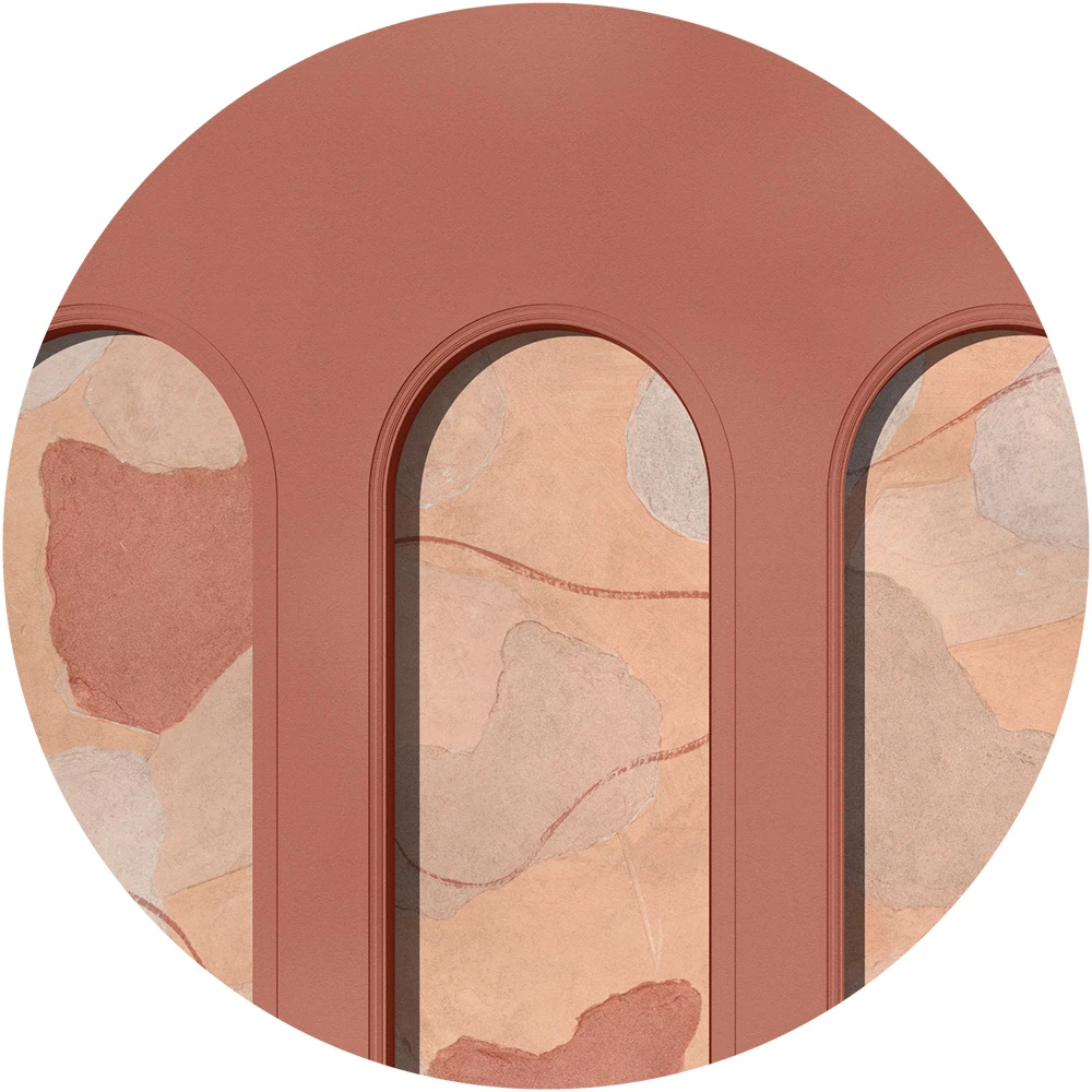 Papier peint Wall Art Libra Mortadella circle