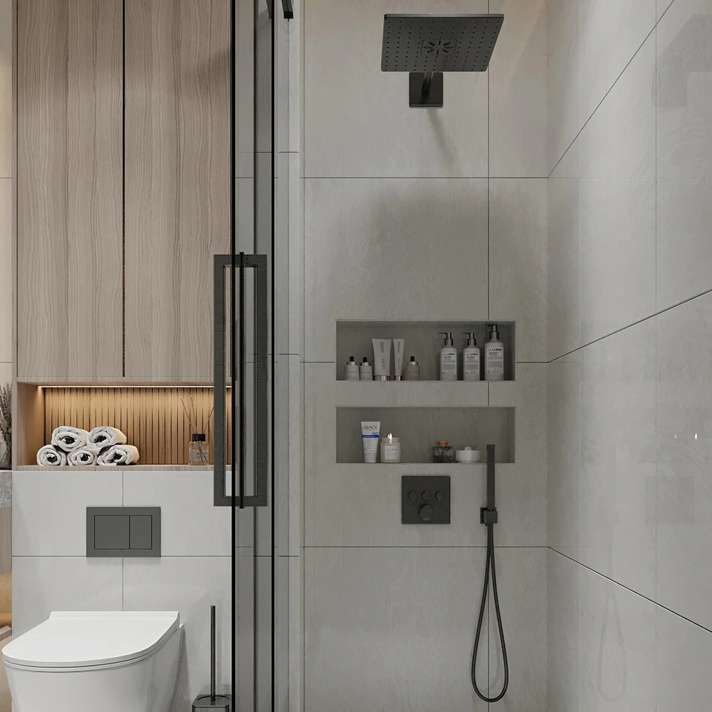 Modern Bathroom Interior 3D Scene (3)