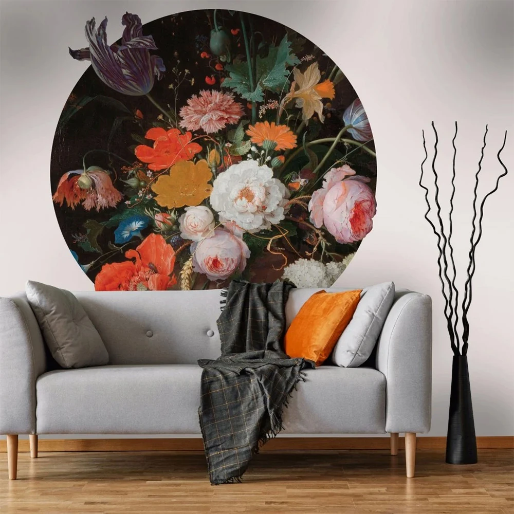 Papier peint Wall Art Prairie Noire circle (2)